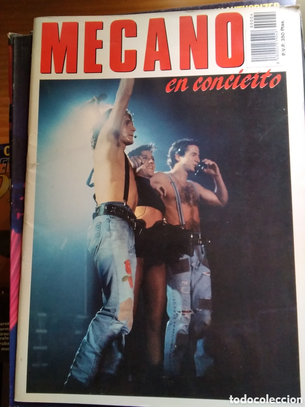 Revistas de m&uacute;sica: Mecano en concierto libro revista musical incluye poster