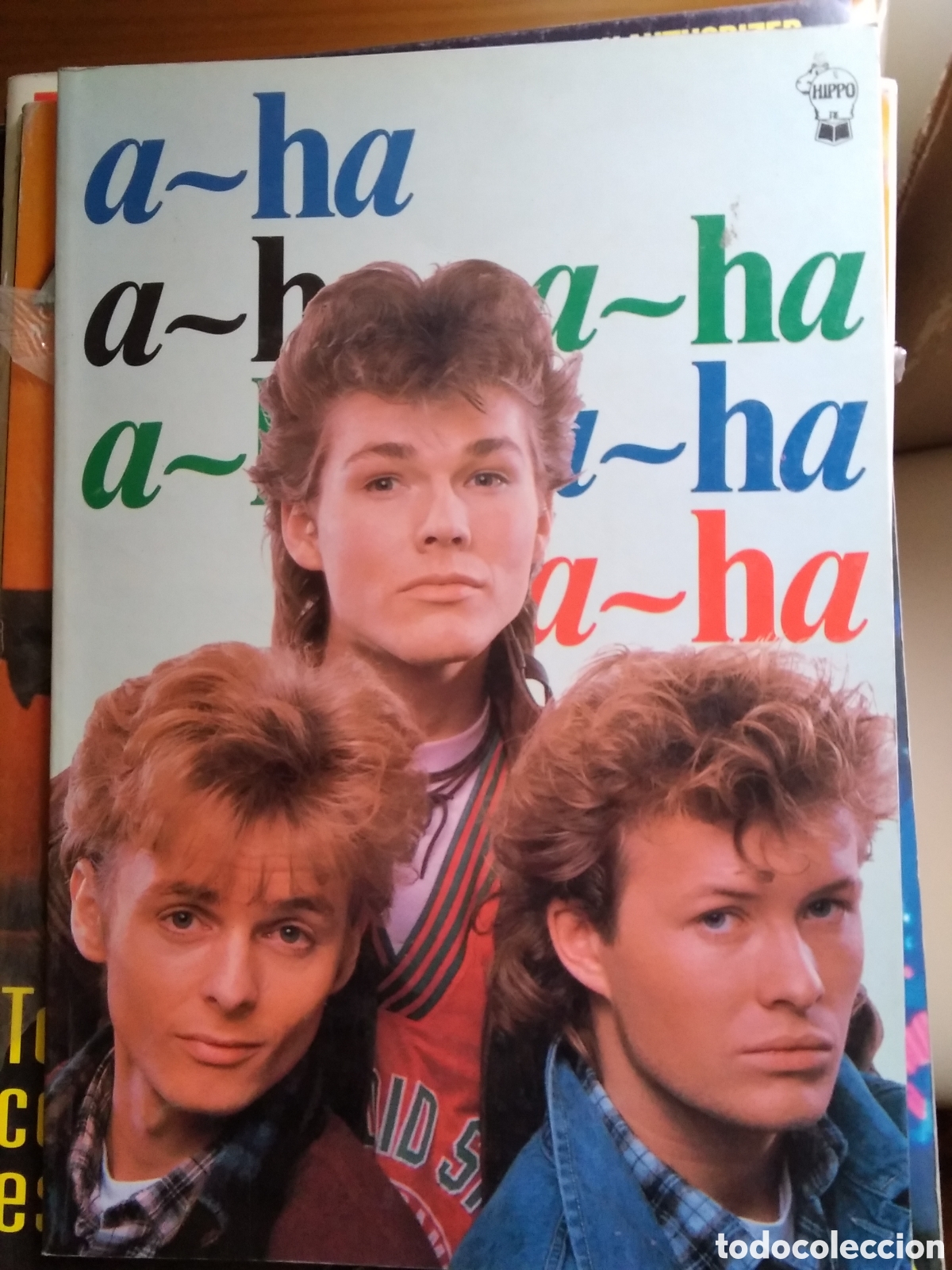 Music magazines: a-ha grupo revista libro musica en ingl&eacute;s