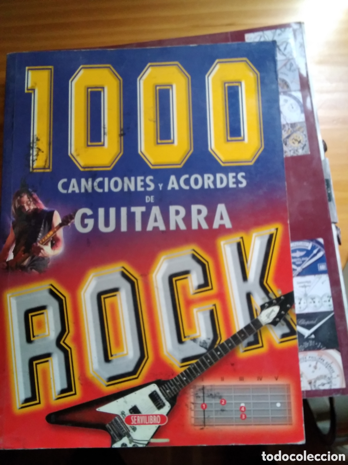 Music magazines: 1000 canciones y acordes de guitarra Rock libro musica