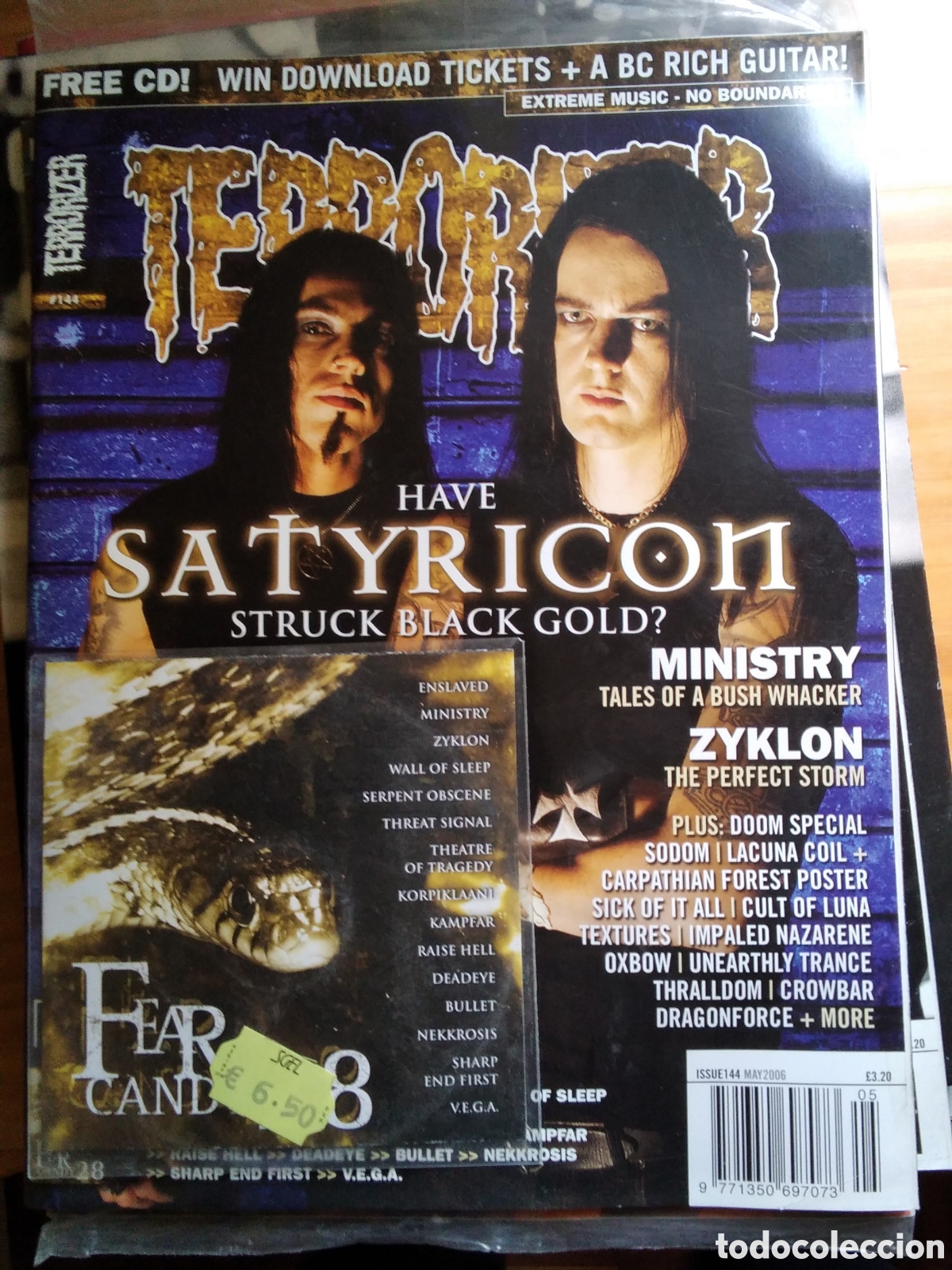 Music magazines: Terrorizer revista musical inglesa 2006 mayo incluye cd