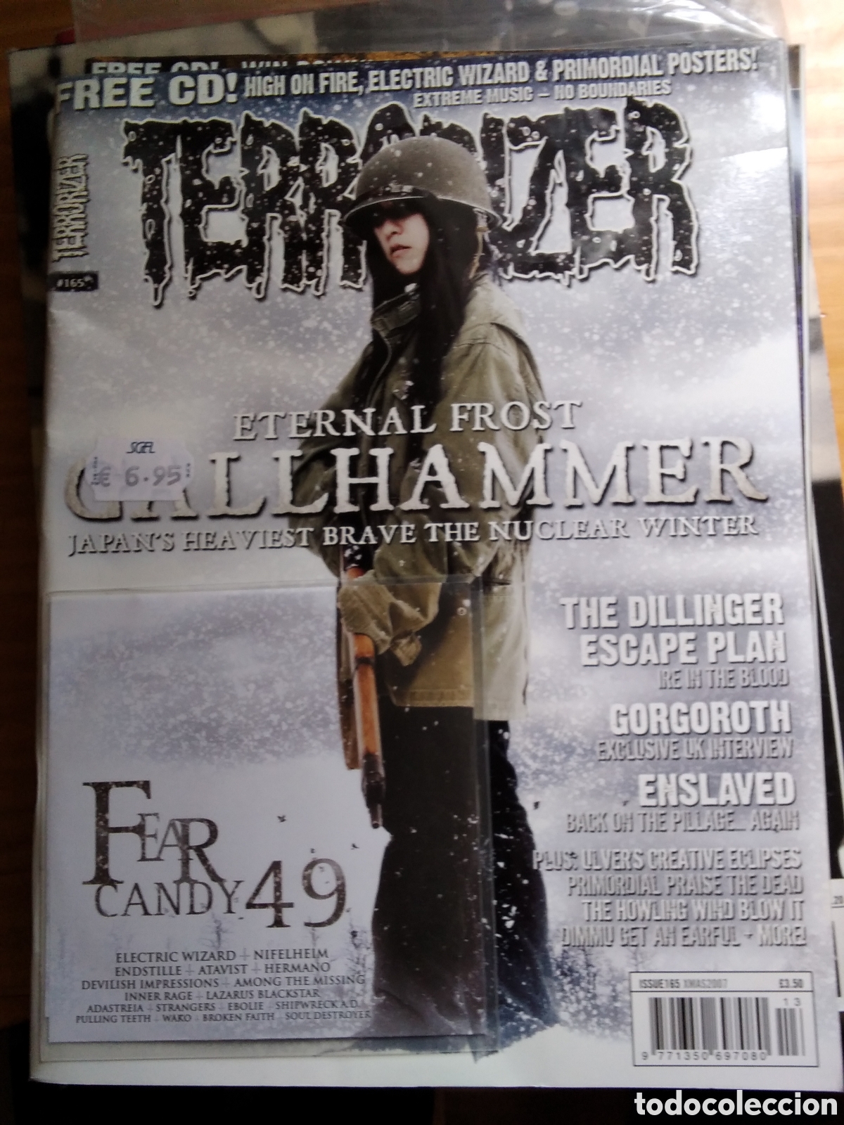 Music magazines: Terrorizer revista musical inglesa 2007 Xmas incluye cd y poster