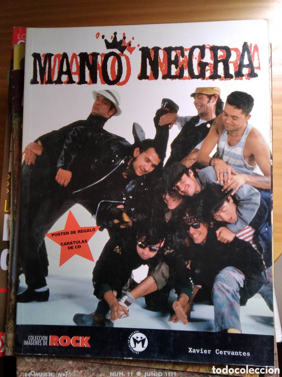 Magazines de musique: Mano negra libro revista musical incluye poster 1996