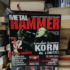 Revistas de música: REVISTA METAL HAMMER / KORN AL LIMITE! MARILIN MANSON / HURACAN / OBUS