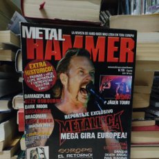 Revistas de música: REVISTA METAL HAMMER METALLICA MEGA GIRA EUROPA