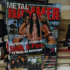Revistas de música: REVISTA HAMMER ROCK & PORN LA FIESTA DEL BACKSTAGE / THE SCORPIONS / DAMAGEPLAN