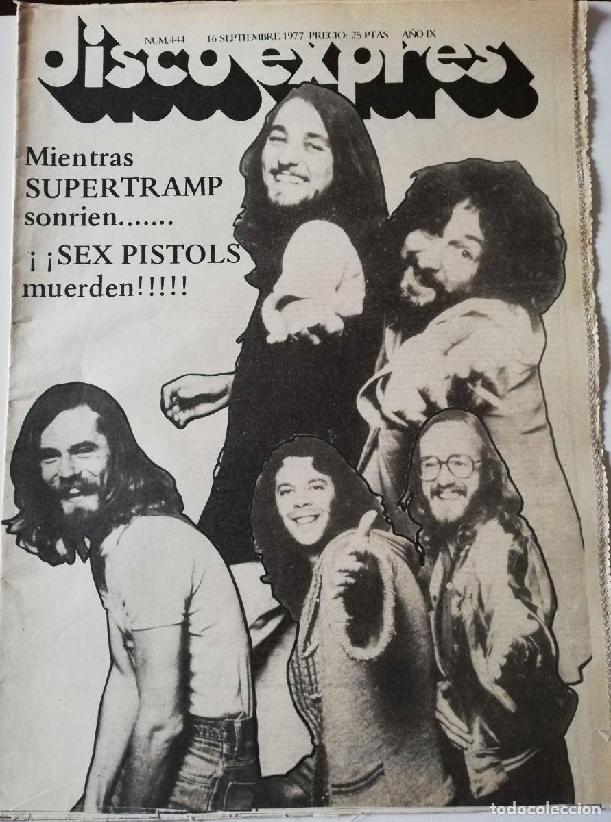 revista disco expres 444 supertramp sex pistols - Buy Antique music  magazines, manuals and courses on todocoleccion