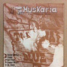 Revistas de música: MUSKARIA Nº 29 (1986). TIJUANA IN BLUE, DR. DESEO, KORTATU, DUNCAN DHU, ZER BIZIO?, LEIZE. Lote 387157544