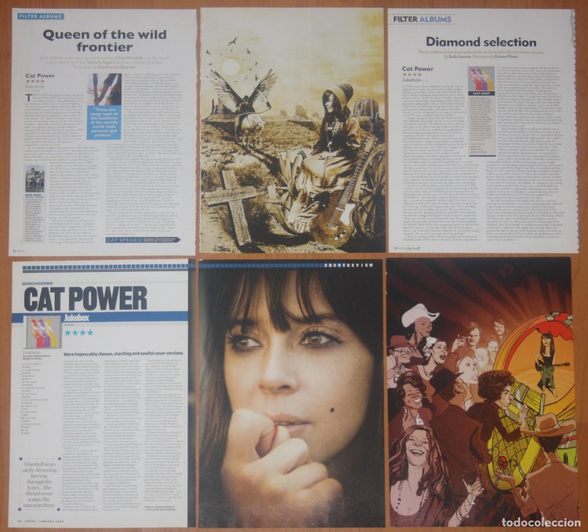 Magazines de musique: CAT POWER Charlyn Marie Chan Marshall lote prensa UK clippings photos pop music cuttings recortes
