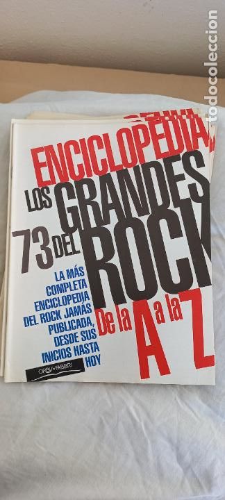 Magazines de musique: ENCICLOPEDIA LOS GRANDES DEL ROCK DE LA A A LA Z. FASCICULO N&ordm; 73 Orbis Fabri 1994. LEER DESCRIPCION
