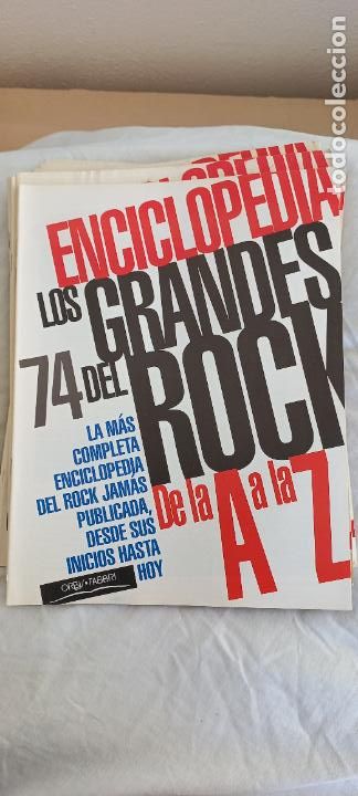 Magazines de musique: ENCICLOPEDIA LOS GRANDES DEL ROCK DE LA A A LA Z. FASCICULO N&ordm; 74 Orbis Fabri 1994. LEER DESCRIPCION