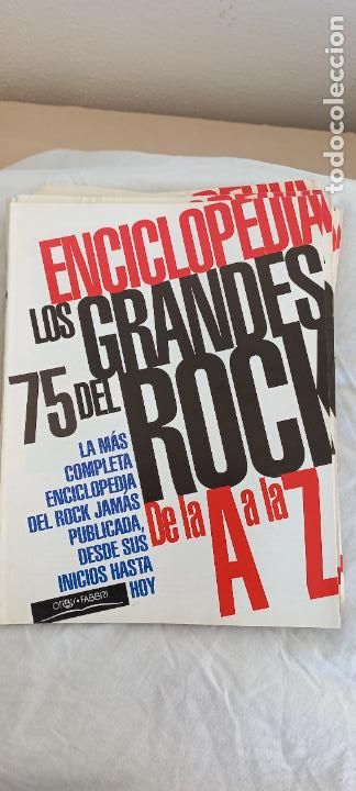 Magazines de musique: ENCICLOPEDIA LOS GRANDES DEL ROCK DE LA A A LA Z. FASCICULO N&ordm; 75 Orbis Fabri 1994. LEER DESCRIPCION
