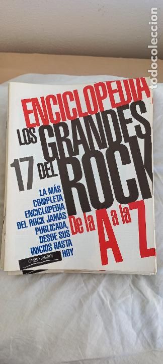 Magazines de musique: ENCICLOPEDIA LOS GRANDES DEL ROCK DE LA A A LA Z. FASCICULO N&ordm; 17 Orbis Fabri 1994.