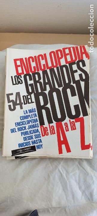 Magazines de musique: ENCICLOPEDIA LOS GRANDES DEL ROCK DE LA A A LA Z. FASCICULO N&ordm; 54 Orbis Fabri 1994. LEER DESCRIPCION