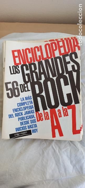 Magazines de musique: ENCICLOPEDIA LOS GRANDES DEL ROCK DE LA A A LA Z. FASCICULO N&ordm; 56 Orbis Fabri 1994. LEER DESCRIPCION