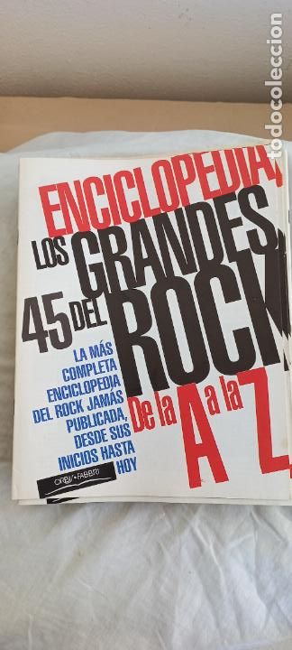 Magazines de musique: ENCICLOPEDIA LOS GRANDES DEL ROCK DE LA A A LA Z. FASCICULO N&ordm; 45. Orbis Fabri 1994.