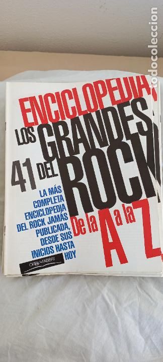 Magazines de musique: ENCICLOPEDIA LOS GRANDES DEL ROCK DE LA A A LA Z. FASCICULO N&ordm; 41. Orbis Fabri 1994.