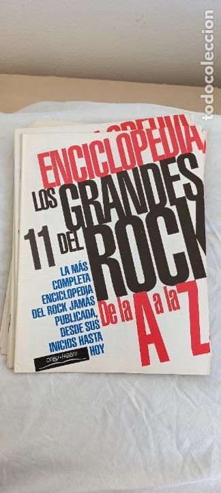 Magazines de musique: ENCICLOPEDIA LOS GRANDES DEL ROCK DE LA A A LA Z. FASCICULO N&ordm; 11. Orbis Fabri 1994.