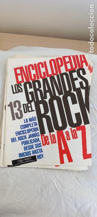 Magazines de musique: ENCICLOPEDIA LOS GRANDES DEL ROCK DE LA A A LA Z. FASCICULO N&ordm; 13. Orbis Fabri 1994.