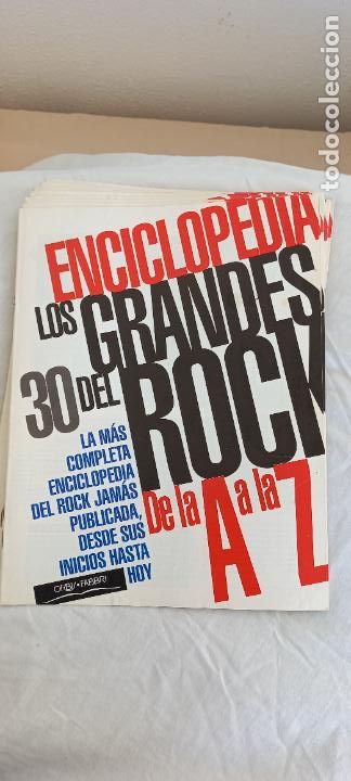 Magazines de musique: ENCICLOPEDIA LOS GRANDES DEL ROCK DE LA A A LA Z. FASCICULO N&ordm; 30. Orbis Fabri 1994.