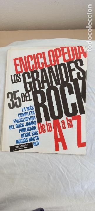 Music magazines: ENCICLOPEDIA LOS GRANDES DEL ROCK DE LA A A LA Z. FASCICULO N&ordm; 35. Orbis Fabri 1994.