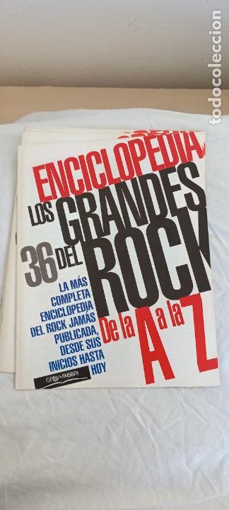 Music magazines: ENCICLOPEDIA LOS GRANDES DEL ROCK DE LA A A LA Z. FASCICULO N&ordm; 36. Orbis Fabri 1994.