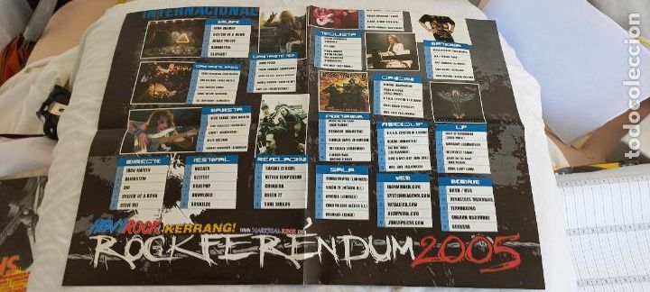 Magazines de musique: P&Oacute;STER ROCKFERENDUM 2005. HEAVY ROCK KERRANG 80 X 56