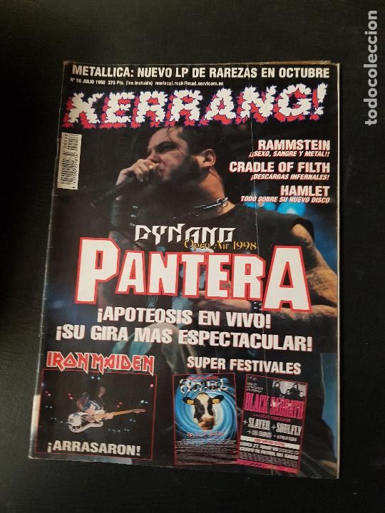 Revistas de m&uacute;sica: KERRANG JULIO 98 - Foto 1