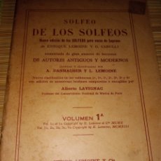 Revistas de música: SOLFEO DE LOS SOLFEOS 1910. Lote 389354969