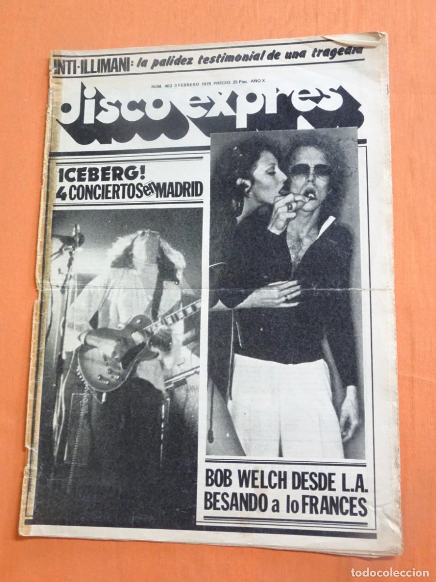 disco expres nº463, iceberg ,zappa, , makoki ,s - Buy Antique music  magazines, manuals and courses on todocoleccion