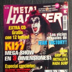 Revistas de música: METAL HAMMER Nº135 PÓSTERS KISS SEPULTURA. METALLICA, JESUS MARTYR, KORN. HEAVY ROCK. Lote 401360574