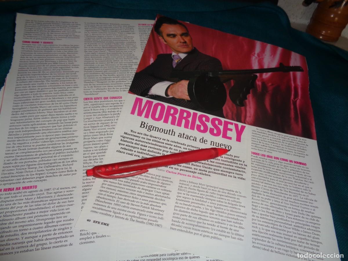 Music magazines: RECORTE : MORRISSEY. EFE EME , JUL-AGT 2004