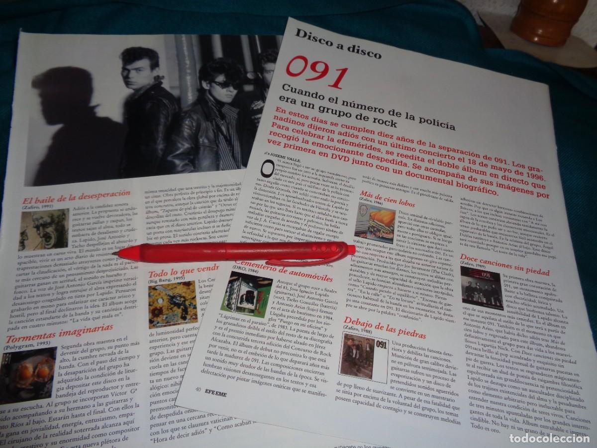 Music magazines: RECORTE : 091 : DISCO A DISCO. EFE EME, JUNIO 2006