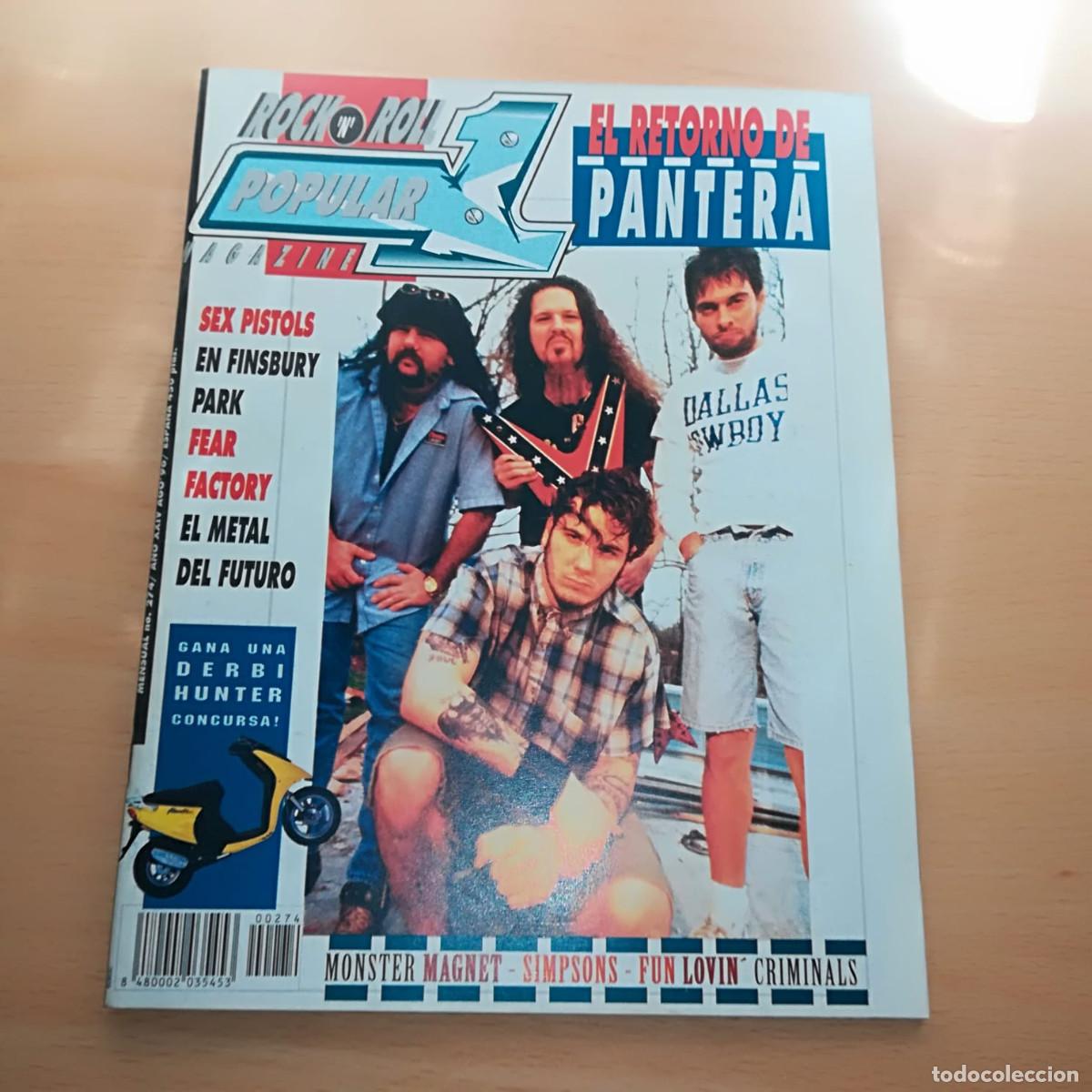 magazine popular 1 nº 274 - pantera, sex pistol - Buy Antique music  magazines, manuals and courses on todocoleccion