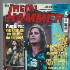 Revistas de música: METAL HAMMER (SIN POSTER ) Nº 129 (CIENTOS DE REVISTAS ROCK DESDE 0,30). Lote 402267839