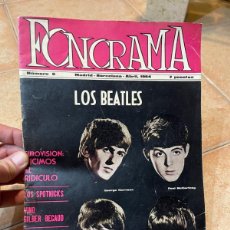 Revistas de música: THE BEATLES EN PORTADA REVISTA ORIGINAL FONORAMA NUM 6 ABRIL 1964 RARA BUENA CONDICIÓN. Lote 402303304