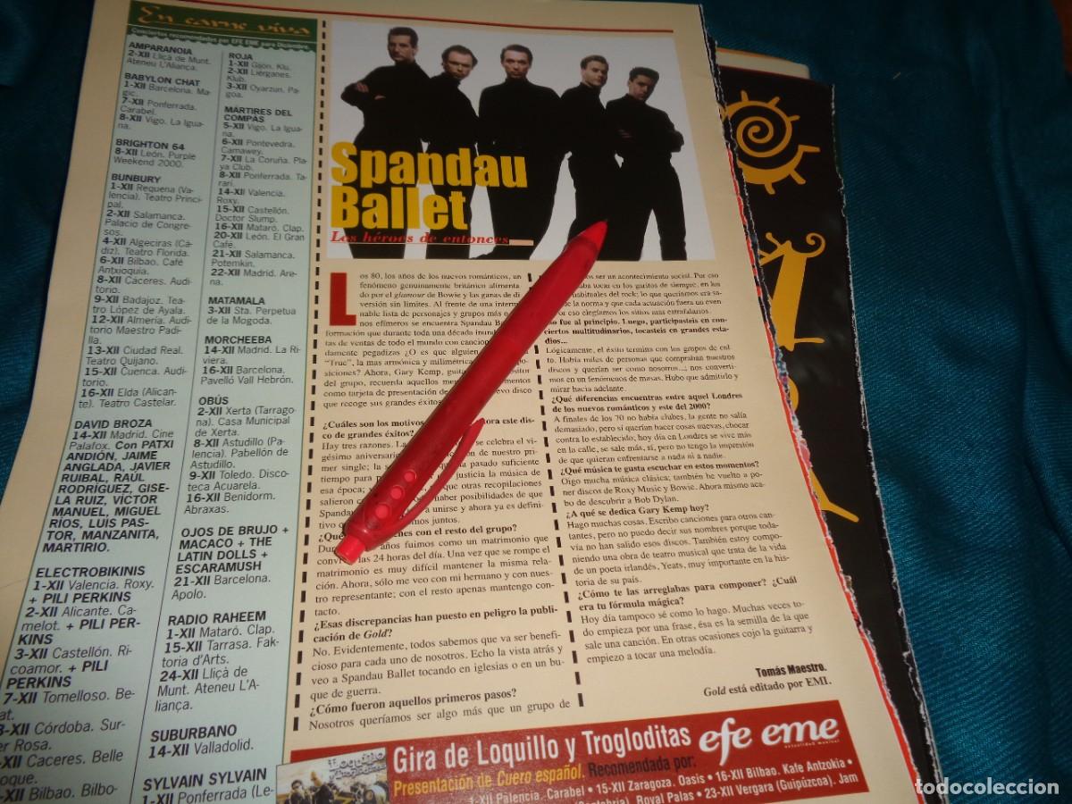 Musikzeitschriften: RECORTE : SPANDAU BALLET. EFE EME, ENERO 2001