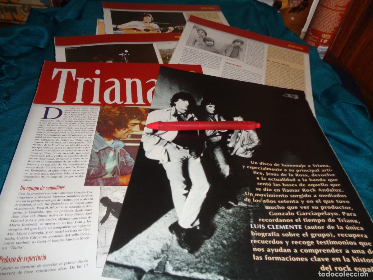 Musikzeitschriften: RECORTE : REPORTAJE AL GRUPO TRIANA. EFE EME, ENERO 2001