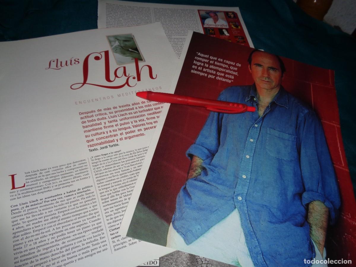 Music magazines: RECORTE : ENTREVISTA A LLUIS LLACH. EFE EME, ENERO 2003