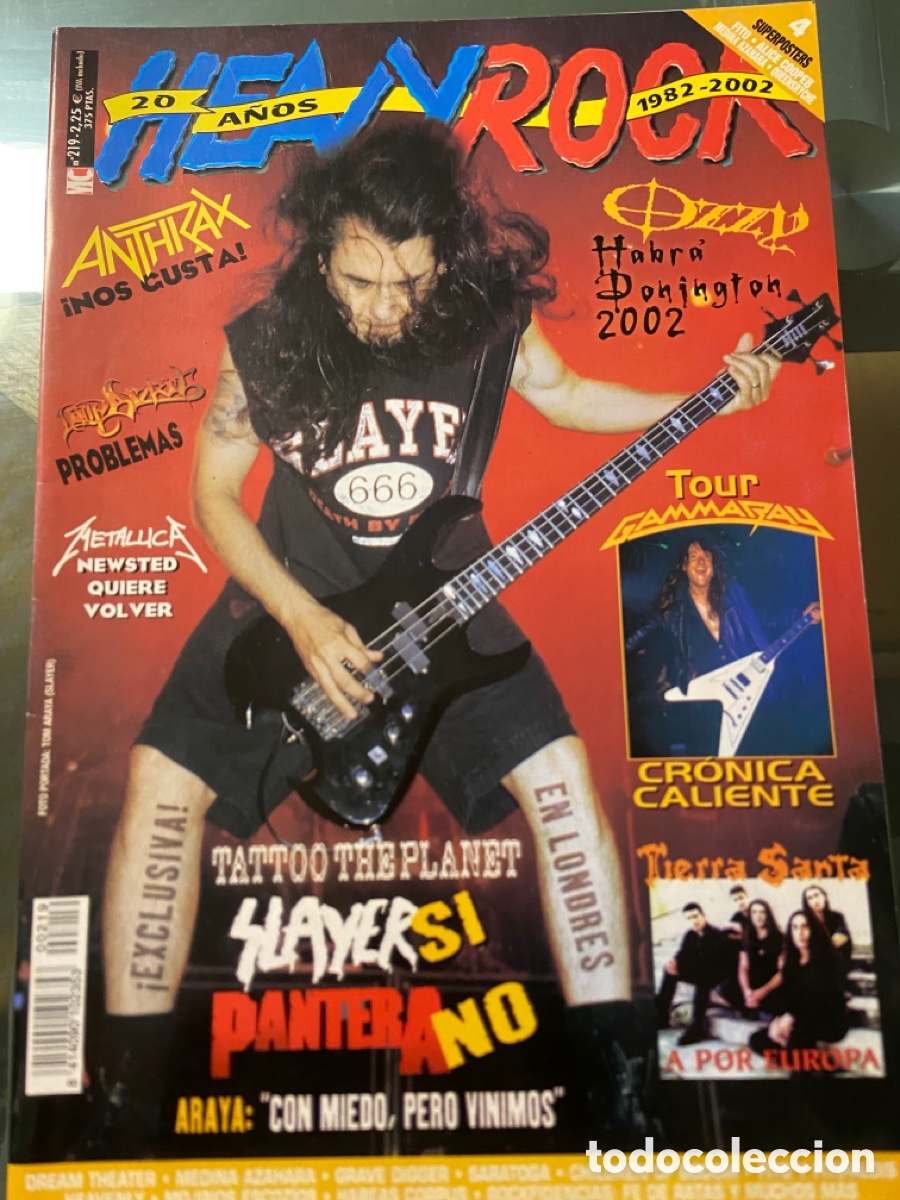 Music magazines: Revista Heavy Rock n&uacute;mero 219 (Noviembre de 2001)