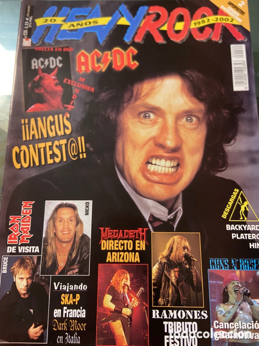 Music magazines: Revista Heavy Rock n&uacute;mero 220 (Diciembre de 2001)