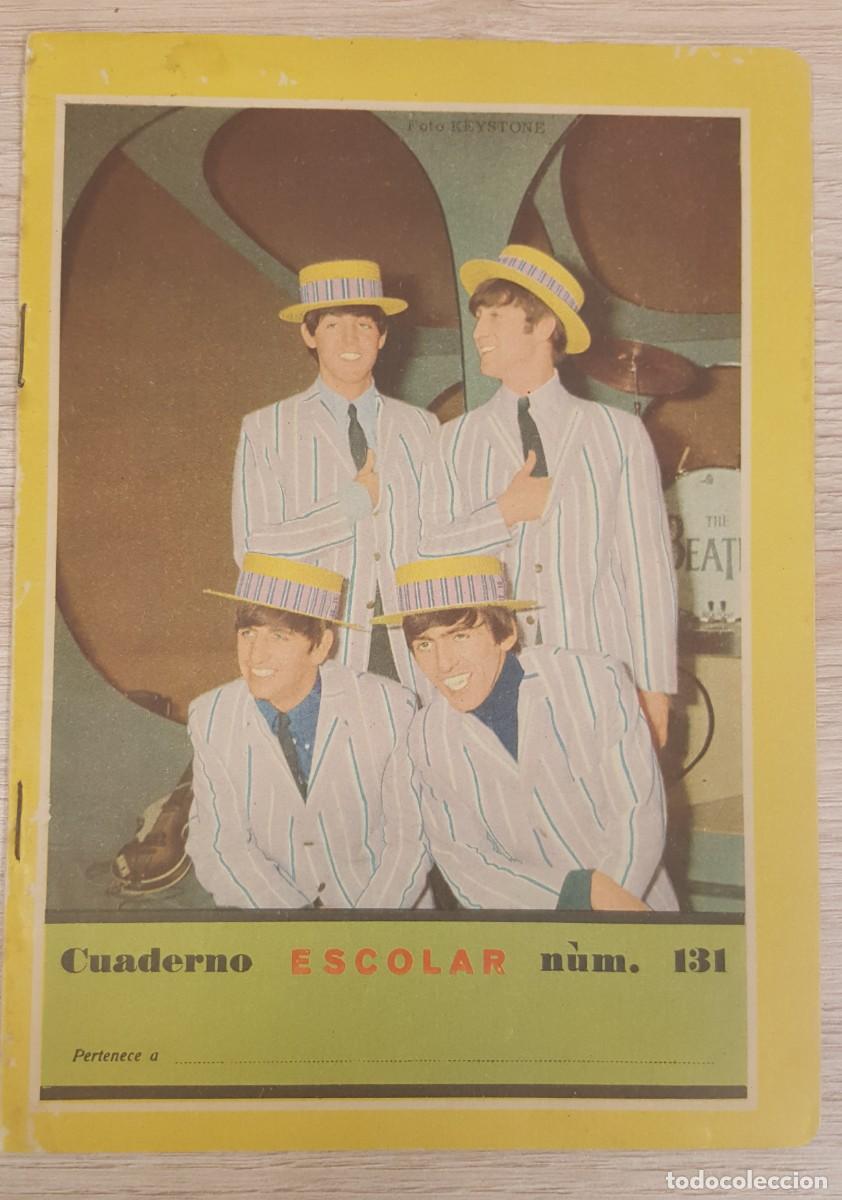 Music magazines: Beatles-Cuaderno escolar 1964, Espa&ntilde;a.