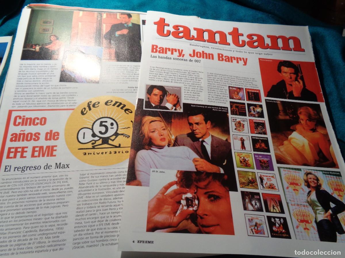 Music magazines: RECORTE : LAS BANDAS SONORAS DE 007. EFE EME, JUL / AGT 2003