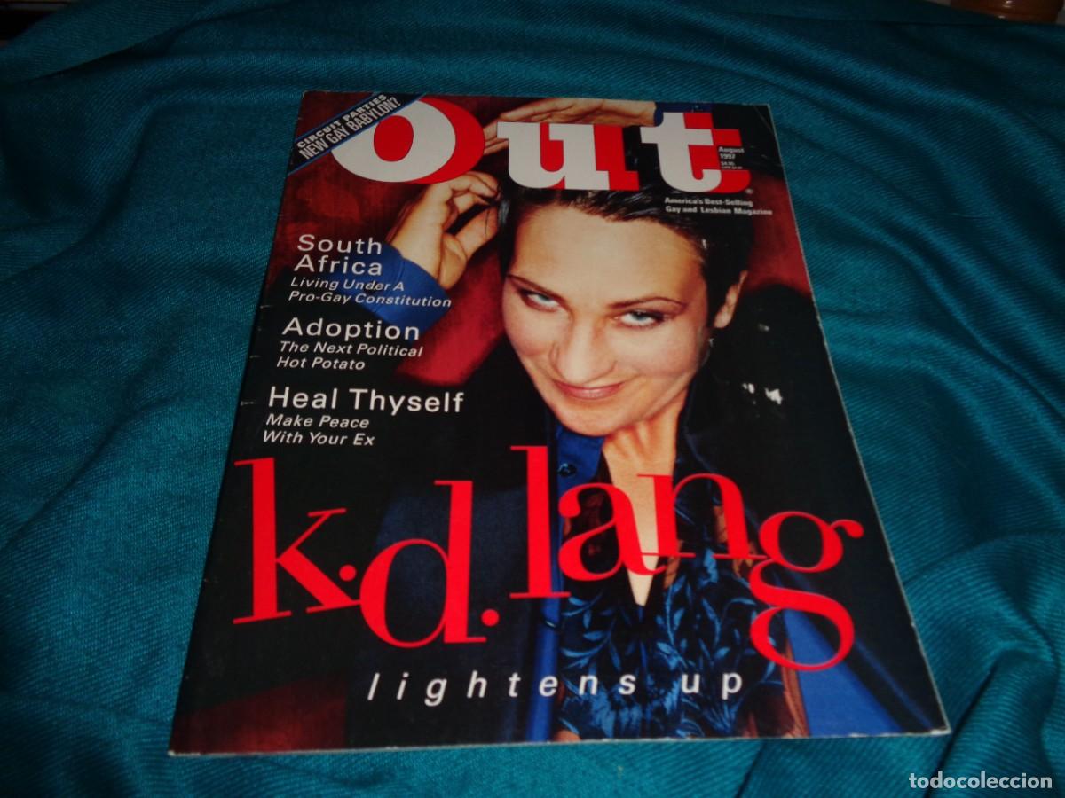 Music magazines: REVISTA OUT. AUGUST, 1997. K. D. LANG ( EN INGLES)