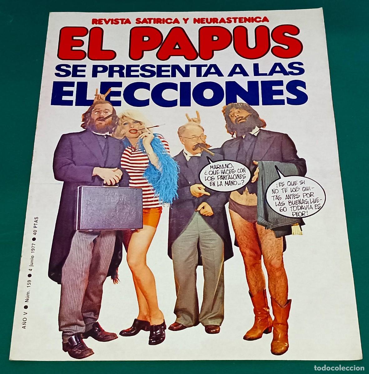 Revistas de m&uacute;sica: REVISTA EL PAPUS --- NUMERO 159 --- JUN 1977