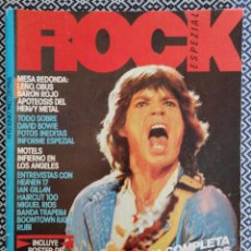 Revistas de música: REVISTA ROCK ESPEZIAL 10 JUNIO 1982 STONES DAVID BOWIE JETHRO TULL COMPLETA CON PÓSTER