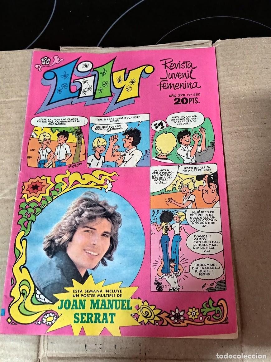 Music magazines: LILY JOAN MANUEL SERRAT CON POSTER / REVISTA JUVENIL FEMENINA 20 PTS.