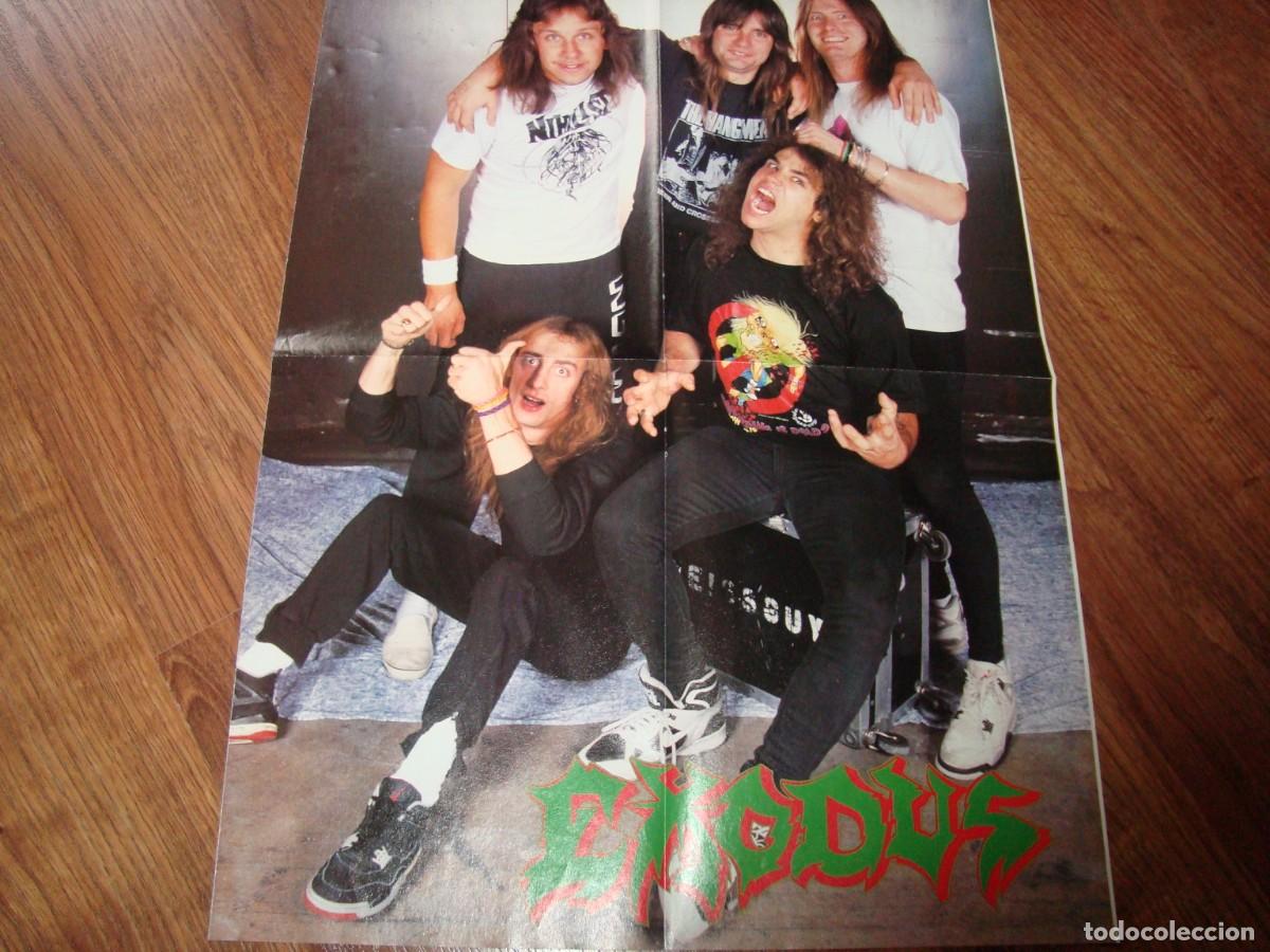 Music magazines: poster sleaze omania y exodus