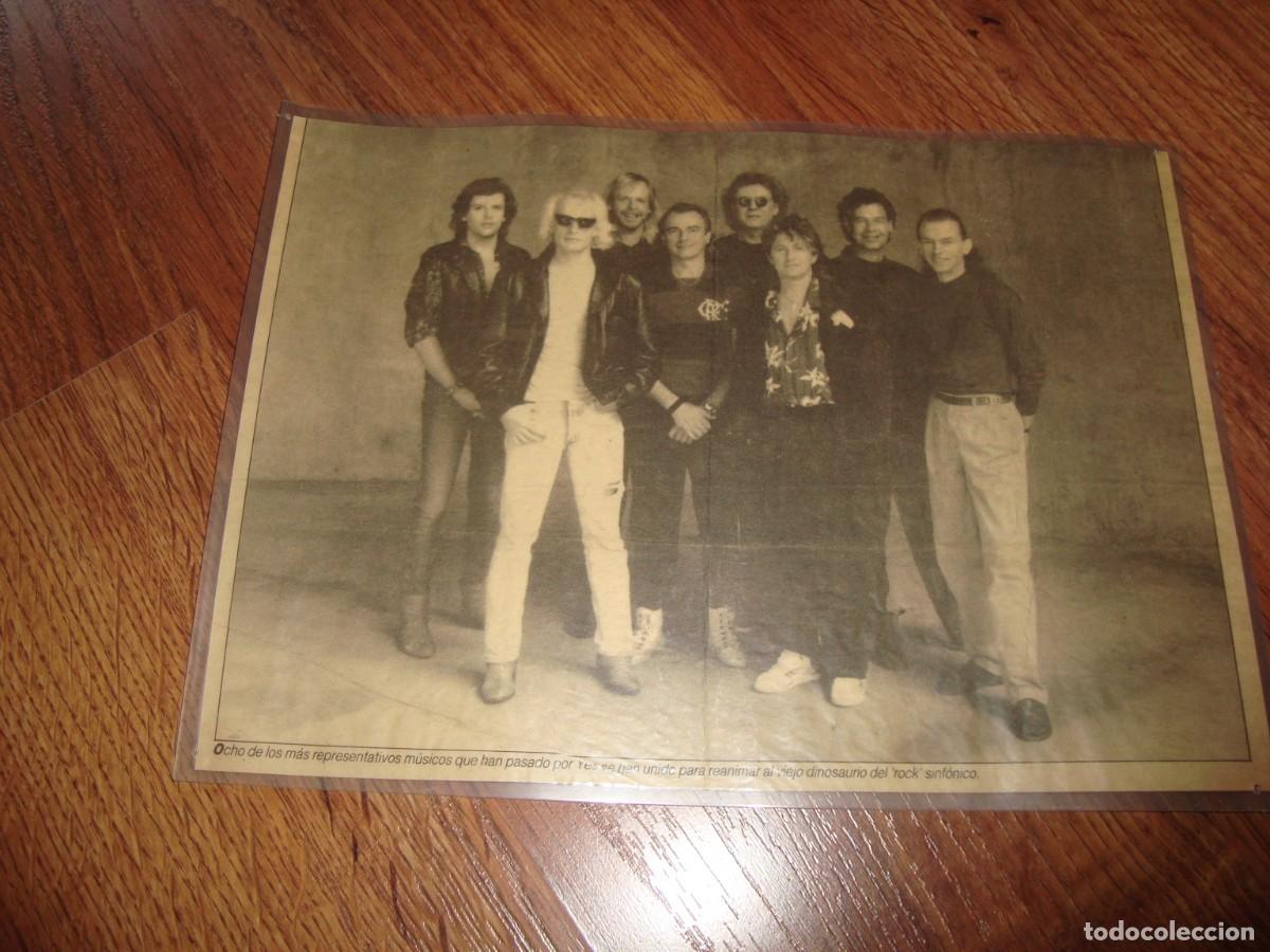 Music magazines: recorte de prensa de yes . plastificado