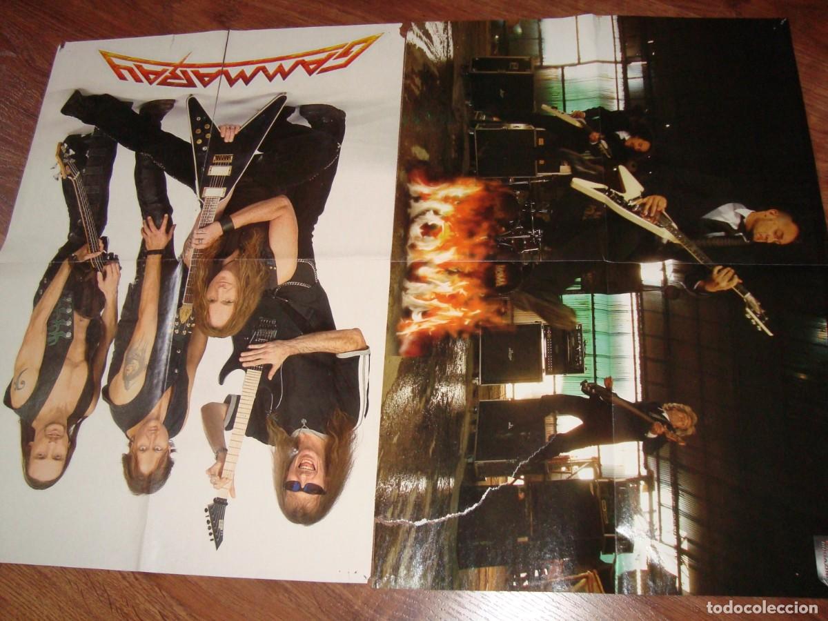 Music magazines: poster koma y gamma ray . heavy rock