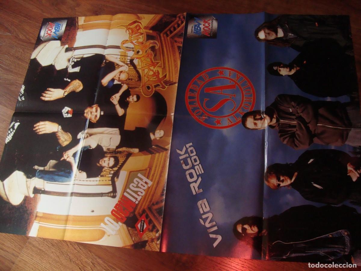 Magazines de musique: poster soziedad alkoholica y limp bizkit. heavy rock
